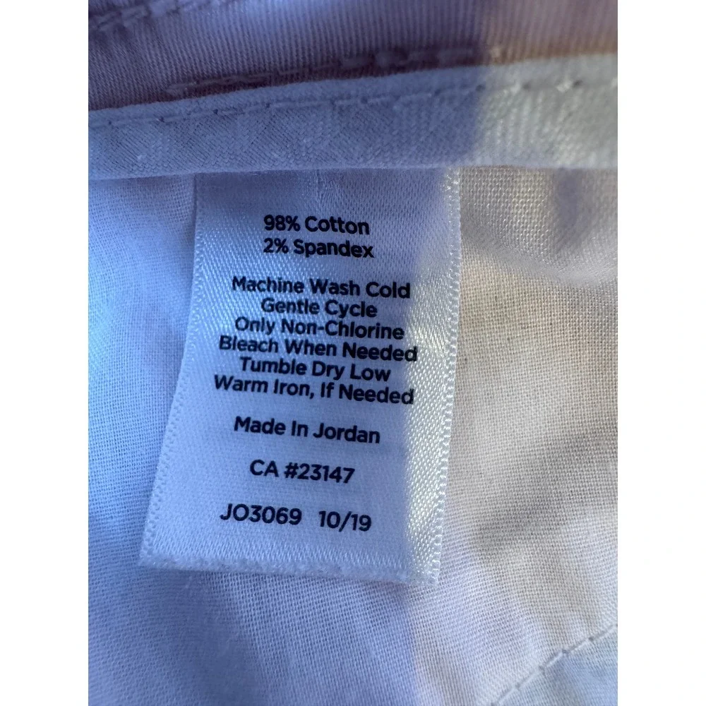 Talbots Womens 16W‎ Straight Leg Chino Pants Light Pink Cotton Blend Stretch